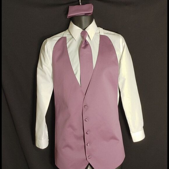 MEN'S LARR BRIO 3 PIECE VEST & TIE SET 5XA - Picture 1 of 9